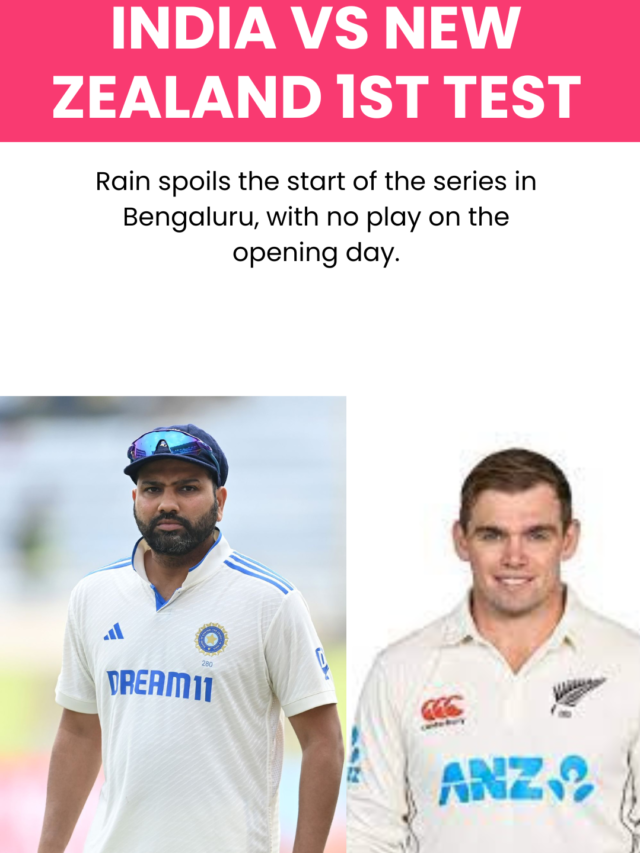 Rain Halts India Vs New Zealand 1st Test