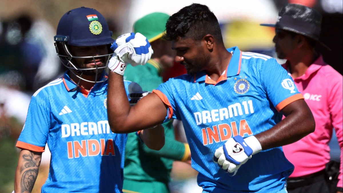 sanju samson celebrates after scoring a century against south africa reuters 21570926