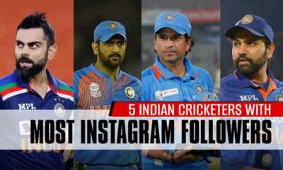 5 indian cricketers with most insta followers