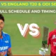Ind vs England ODI Series 2025
