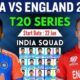 India vs England T20 2025
